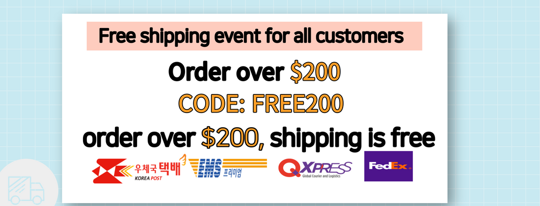 Free shipping worldwide on $250 order krkoco