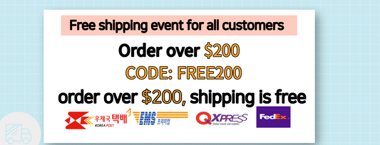 Free shipping worldwide on $250 order krkoco