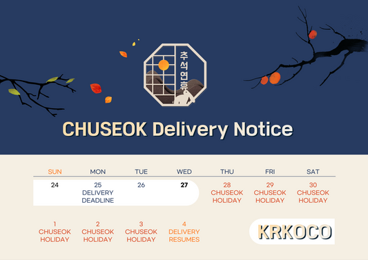 Chuseok holiday delivery information