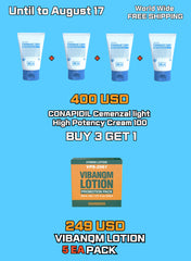 [THREE+ONE] 3+1   CONAPIDIL Cemenzal Light High Potency Cream 100