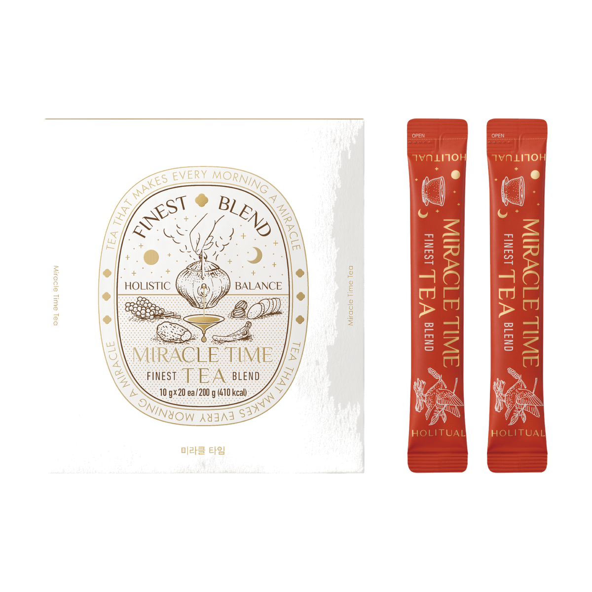 HOLITUAL Miracle Time Beauty Tea 10g x 20ea Immagine principale del prodotto