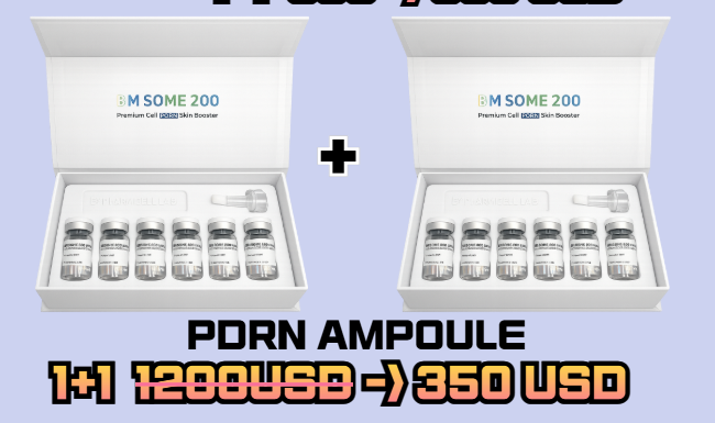 (BOGO/1+1) BY PHARMICELL LAB  BO SOME 200 PDRN Ampoule  (5ml x 6 Vials)