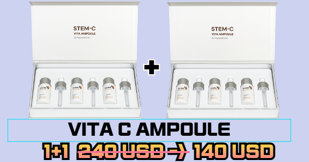 ( BOGO / 1+1 ) PHARMICELL Stem C Vita Ampoule (15ml x 3ea)