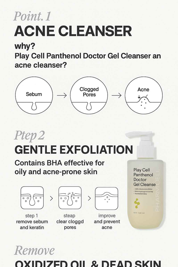 Pharmicell Playcell Panthenol Doctor Gel Cleanser 200ml