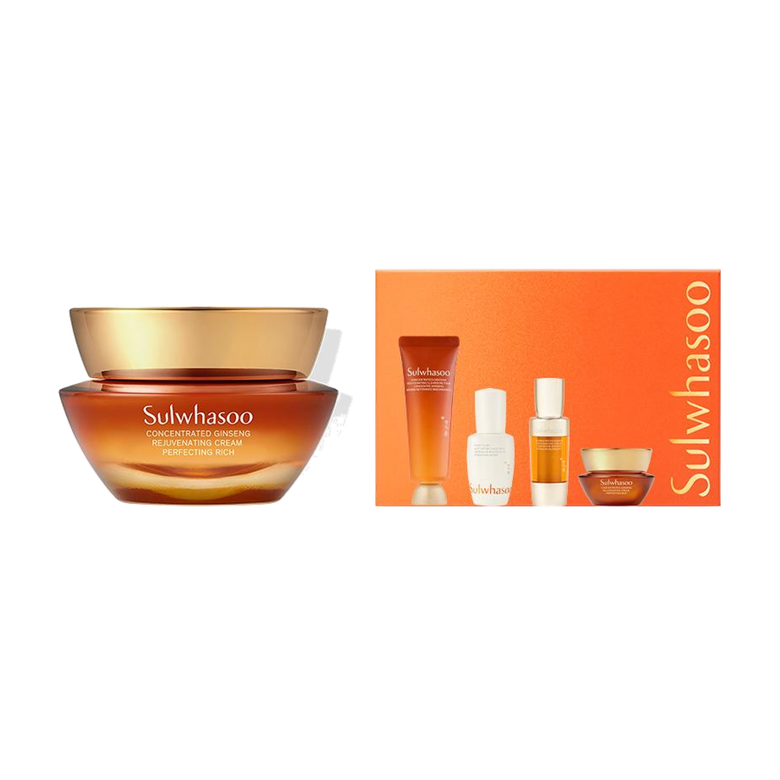 Sulwhasoo Concentrated Ginseng Rejuvenating Cream Rich Set 50ml Set الصورة الرئيسية