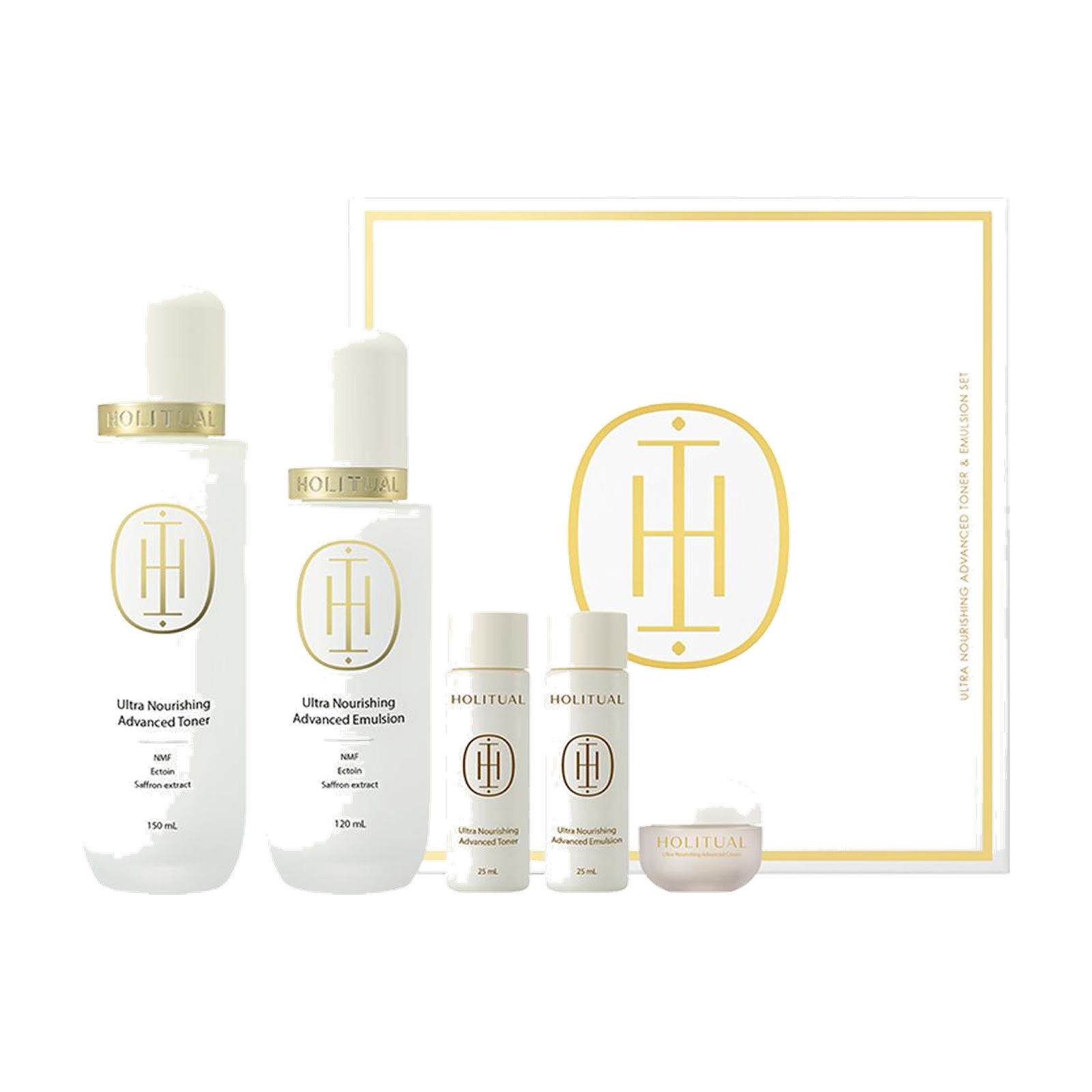 HOLITUAL Ultra Nourishing Advanced Toner & Emulsion Set 150ml + 120ml Main image
