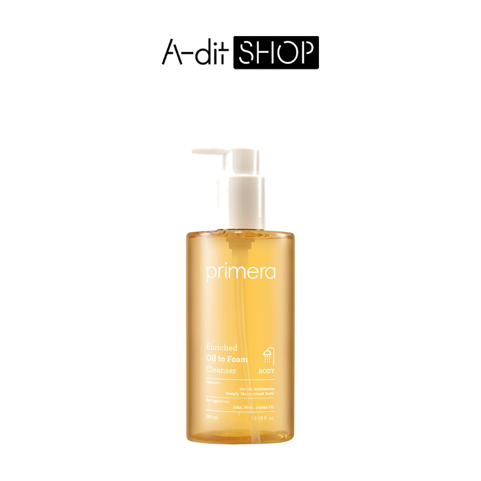 Primera Enriched Body Oil-To-Foam Cleanser 390ml Hauptbild