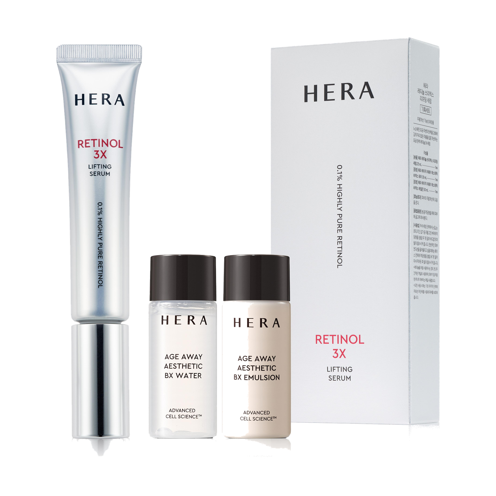 HERA Retinol 3X Lifting Serum Set 25ml Set