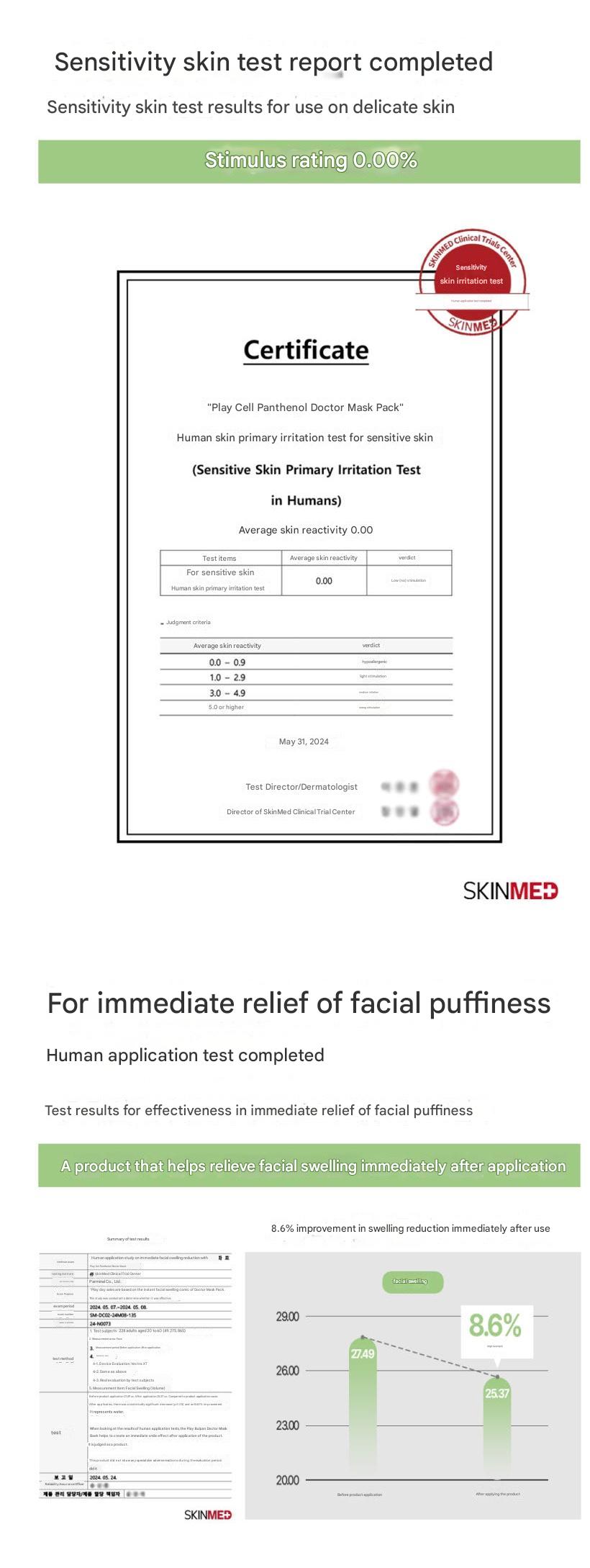 PHARMICELL [Black Friday] Pharmicell Stem Cell Panthenol Mask Pack 5EA 1+1