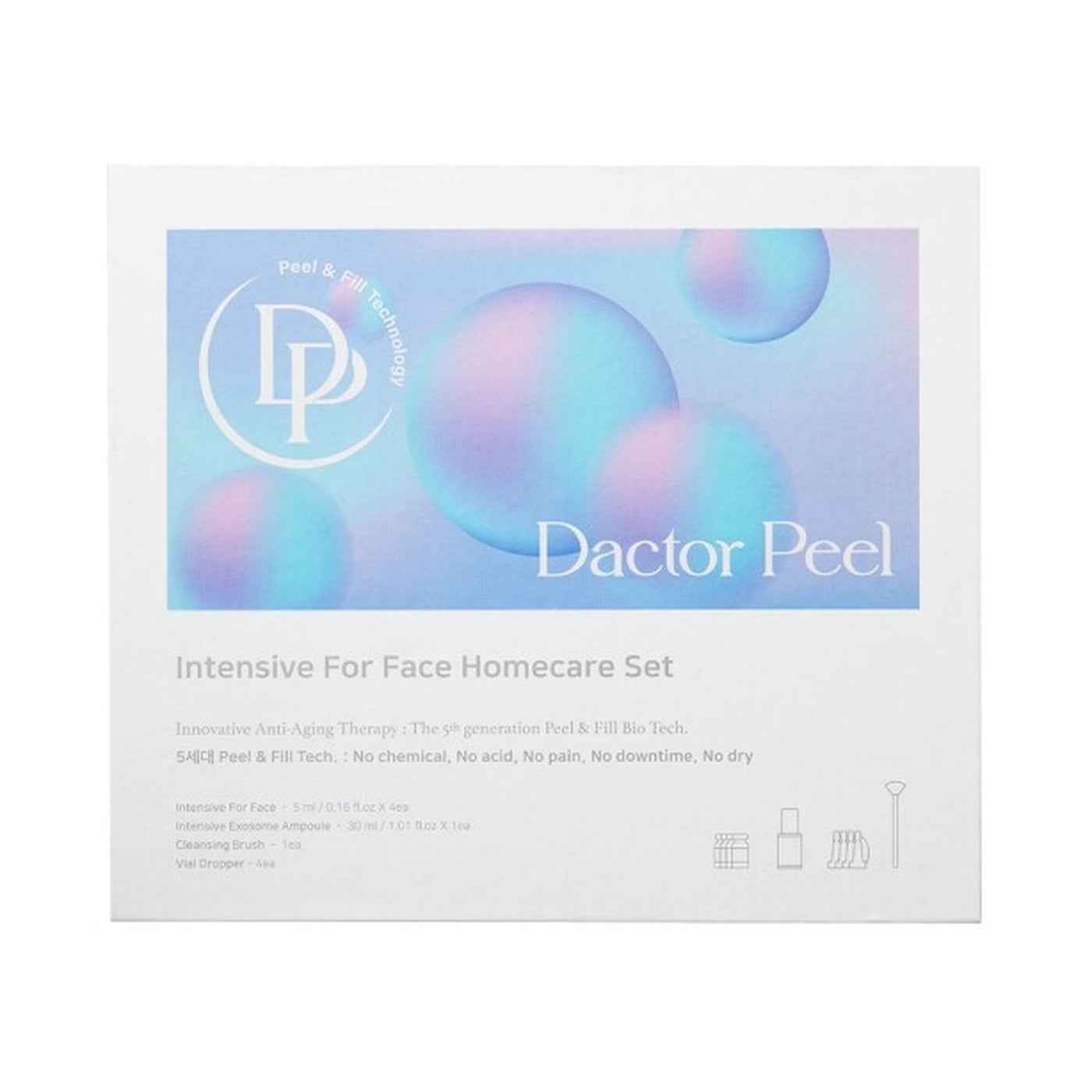 Dactor Peel Intensive For Face Home Care Set (Peel 5ml x 5ea + Exosome 30ml x 1ea) الصورة الرئيسية