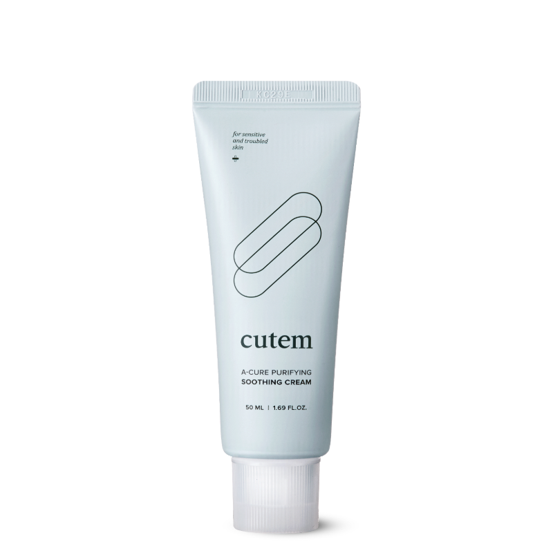 CUTEM 에이큐어 퓨리파잉 수딩 크림 Gambar utama produk
