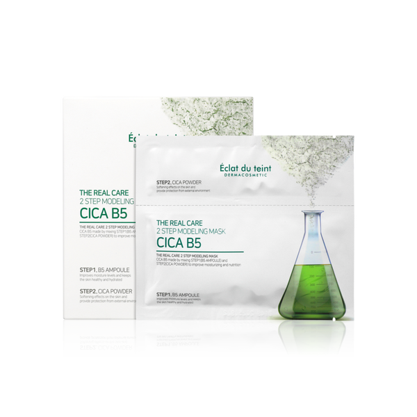 (BOGO / 1+1) ECLAT DU TEINT The Real Care 2-Step Modeling Mask (CICA B5)