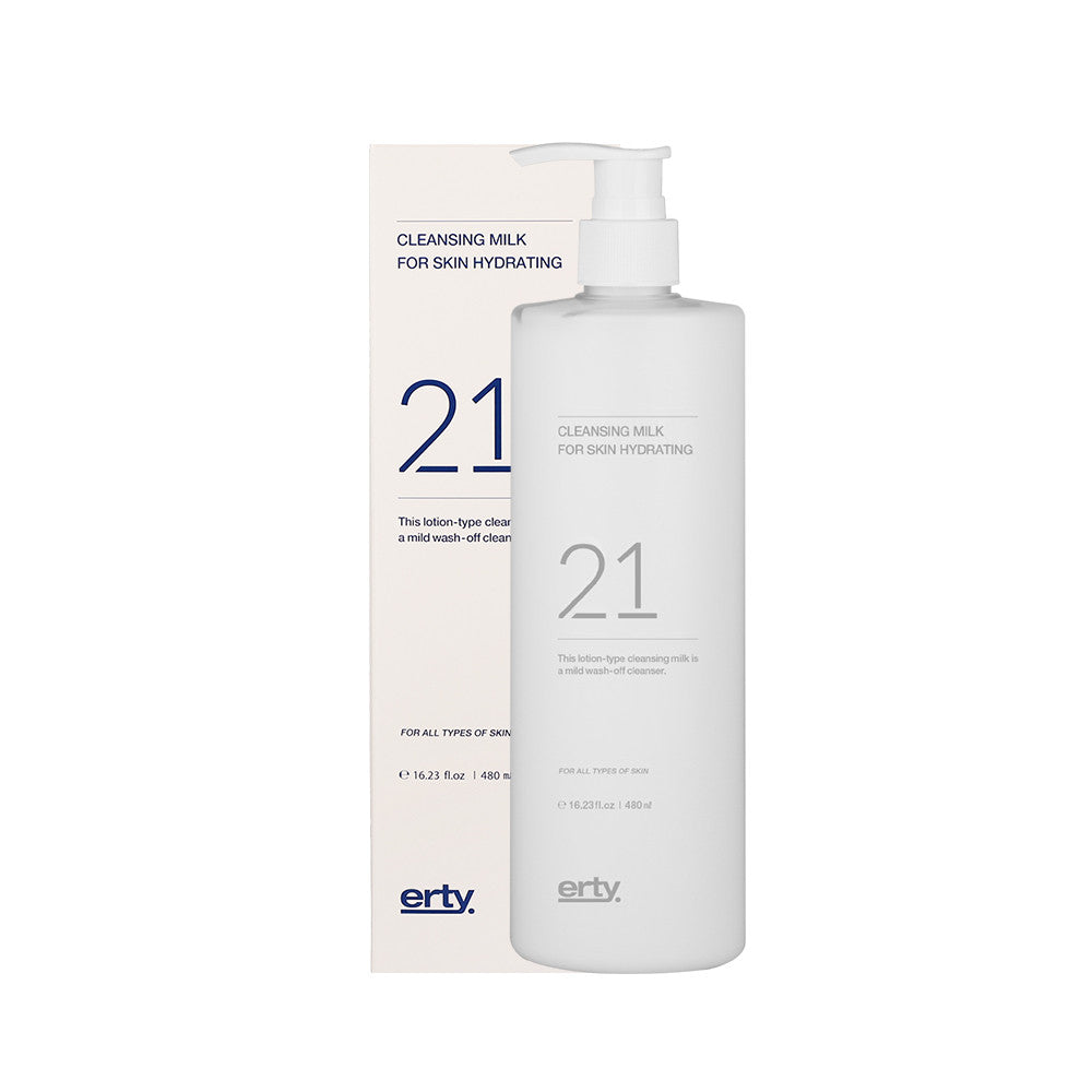ERTY ERTY 21 Cleansing Milk for Skin Hydrating 480ml Gambar utama produk