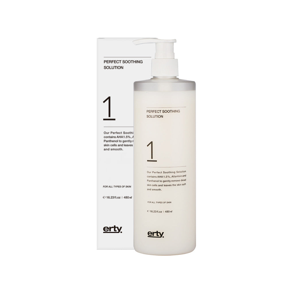 ERTY Erty Perfect Soothing Solution (480ml) - Gentle Exfoliating Toner