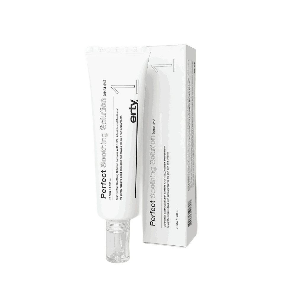 ERTY Erty Perfect Soothing Solution (50ml) - Hypoallergenic Daily Exfoliating Toner