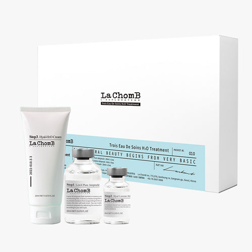 La ChomB Toise de Song H20 护理 - 适合极度干燥皮肤的完美保湿套装。
