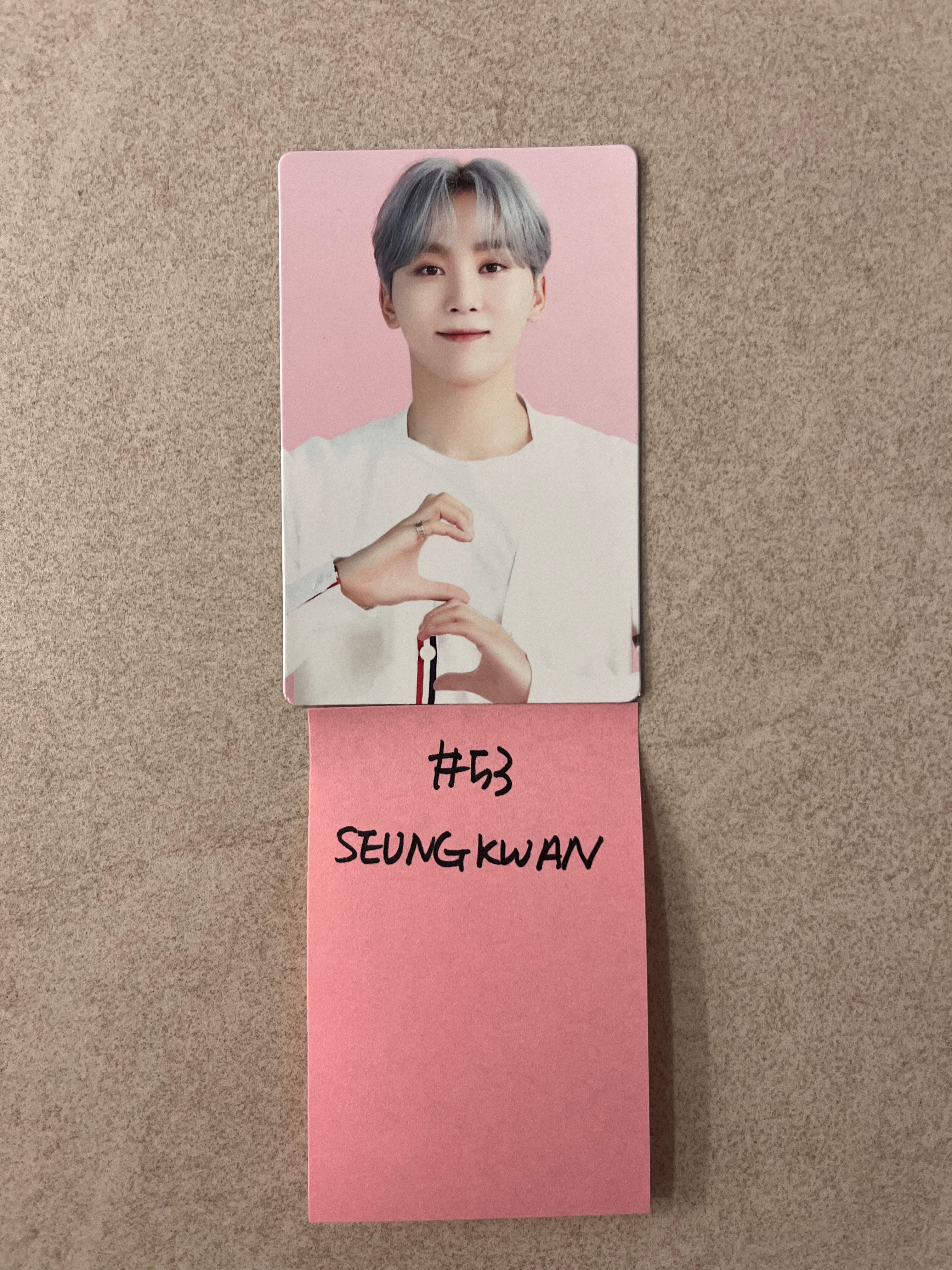 KRKOCO Seventeen Cafe in Seoul - Official Trading Photocard SEVENTEEN goods photocard