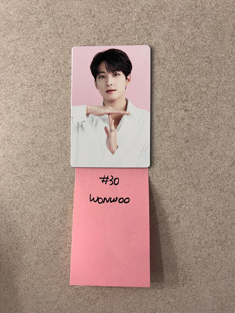 SEVENTEEN Seventeen Cafe in Seoul - Official Trading Photocard WONWOO #30