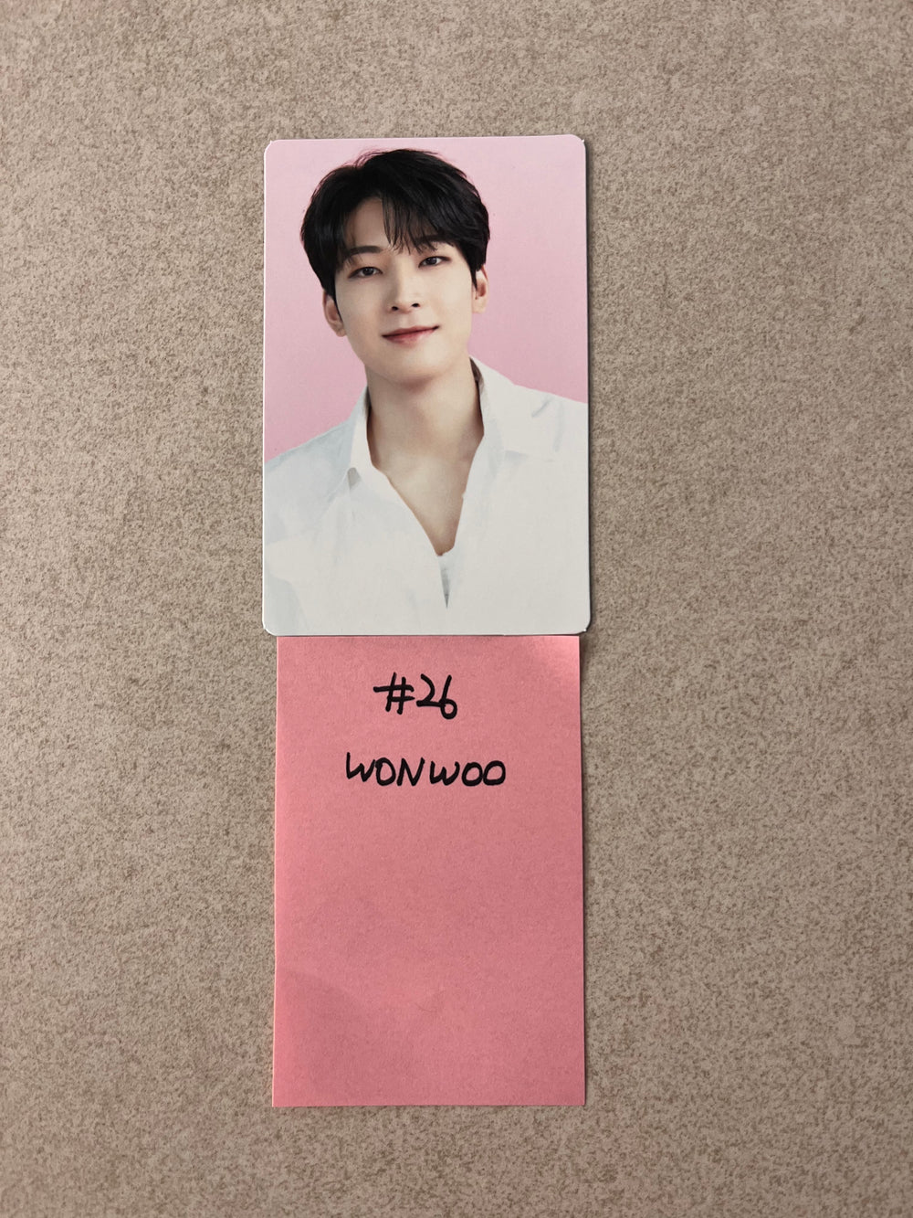 SEVENTEEN Seventeen Cafe in Seoul - Official Trading Photocard WONWOO #26