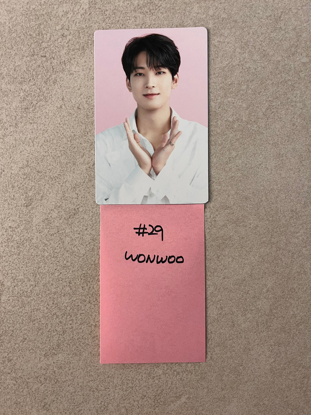 SEVENTEEN Seventeen Cafe in Seoul - Official Trading Photocard WONWOO #29