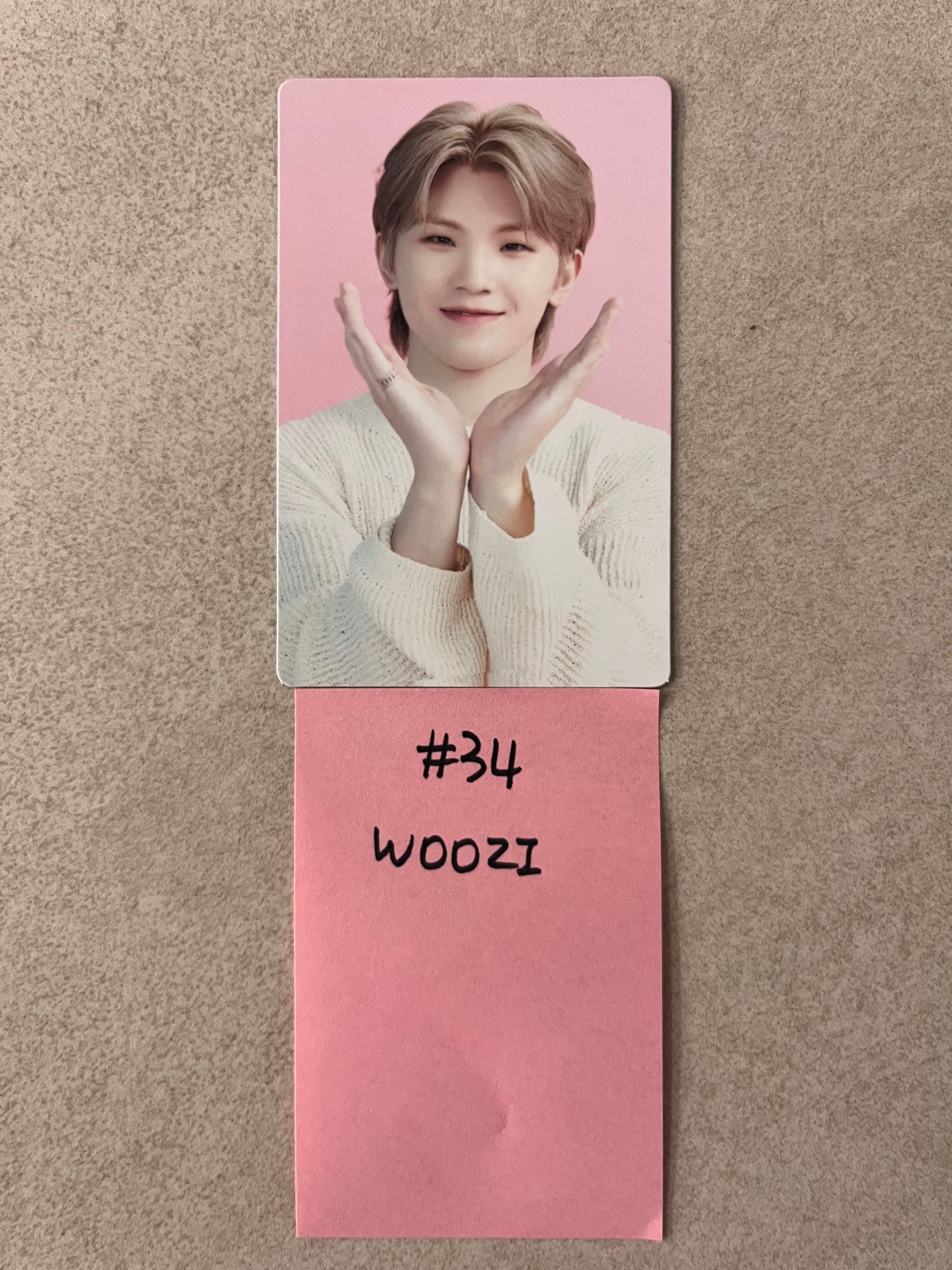 SEVENTEEN Seventeen Cafe in Seoul - Official Trading Photocard #WOOZI #34