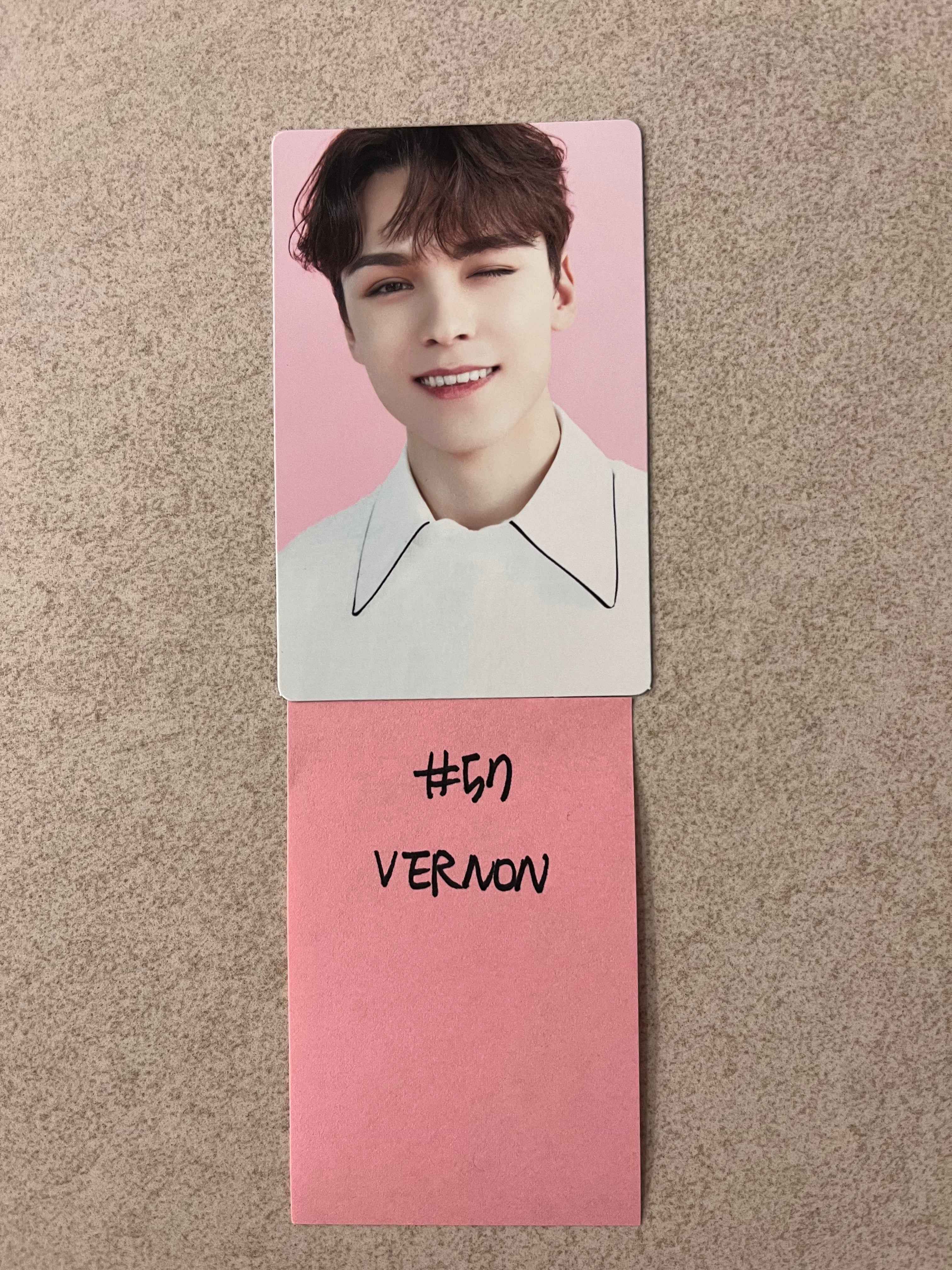 Seventeen Cafe in Seoul - Official Trading Photocard