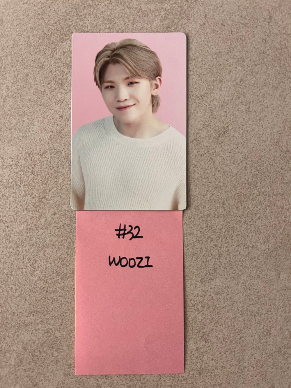 SEVENTEEN Seventeen Cafe in Seoul - Official Trading Photocard #WOOZI #32