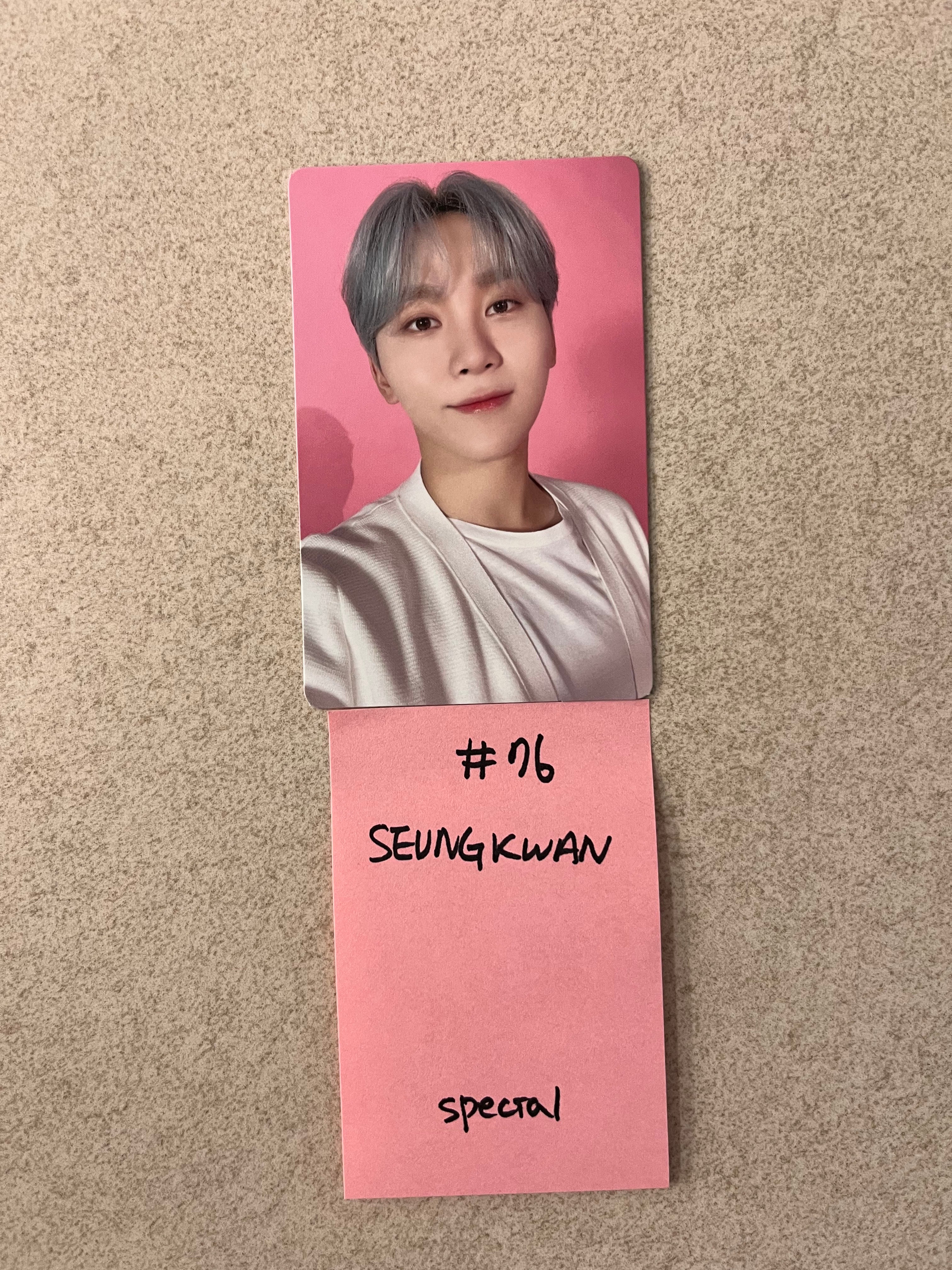 KRKOCO Seventeen Cafe in Seoul - Official Trading Photocard SEVENTEEN goods photocard