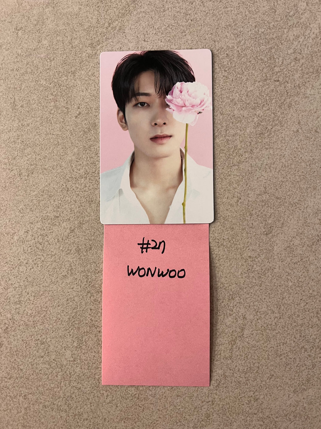 SEVENTEEN Seventeen Cafe in Seoul - Official Trading Photocard WONWOO #27