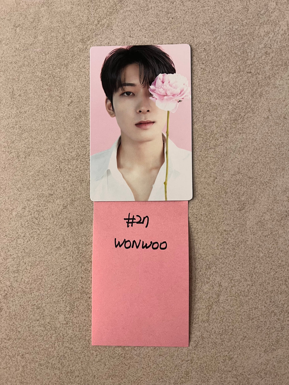 SEVENTEEN Seventeen Cafe in Seoul - Official Trading Photocard WONWOO #27