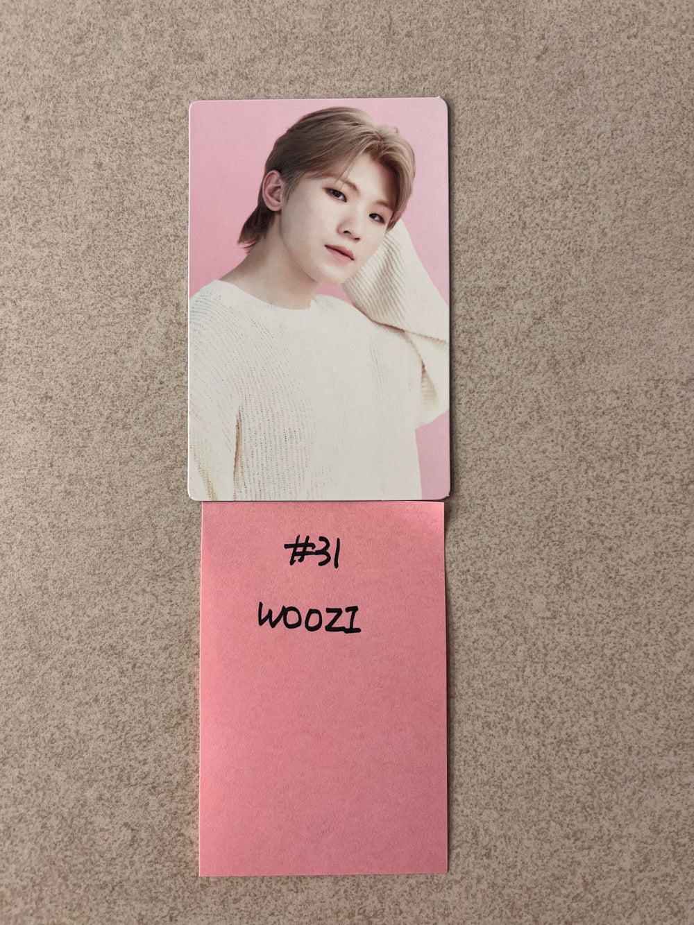 SEVENTEEN Seventeen Cafe in Seoul - Official Trading Photocard #WOOZI #31