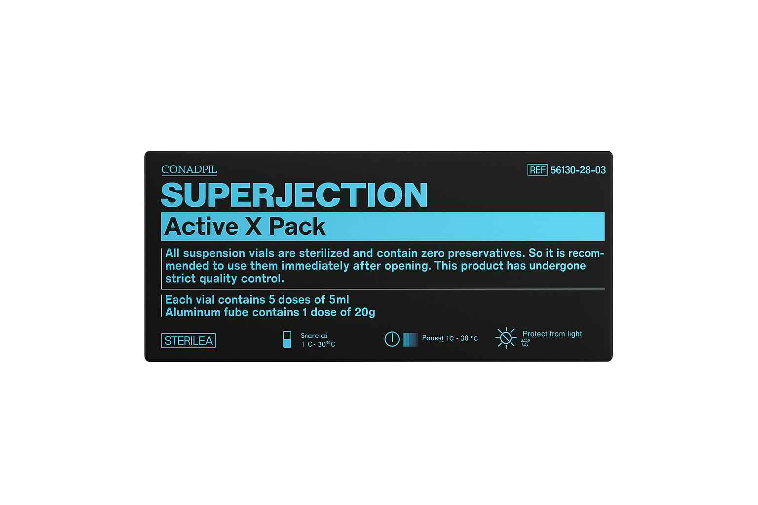 CONAPIDIL SUPERJECTION Active X Pack  5vial