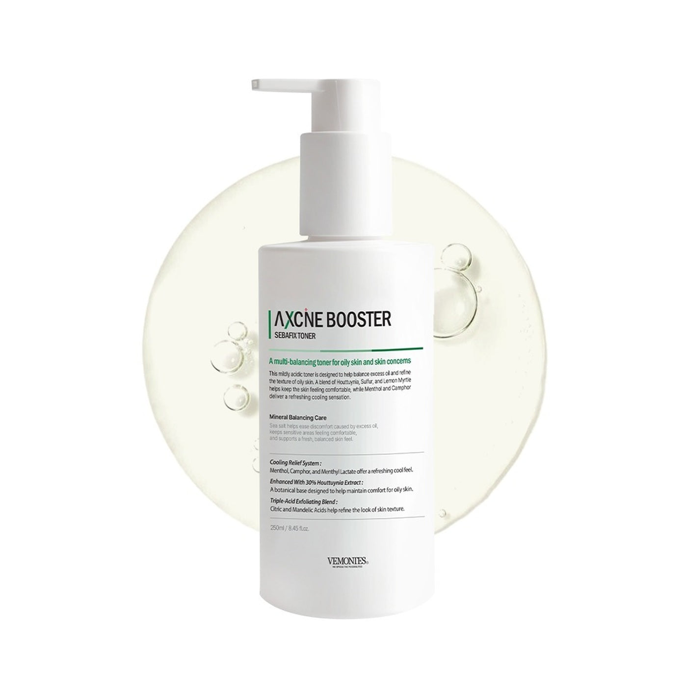 VEMONTES AXCNE Booster Sebafix 250ml Immagine principale del prodotto
