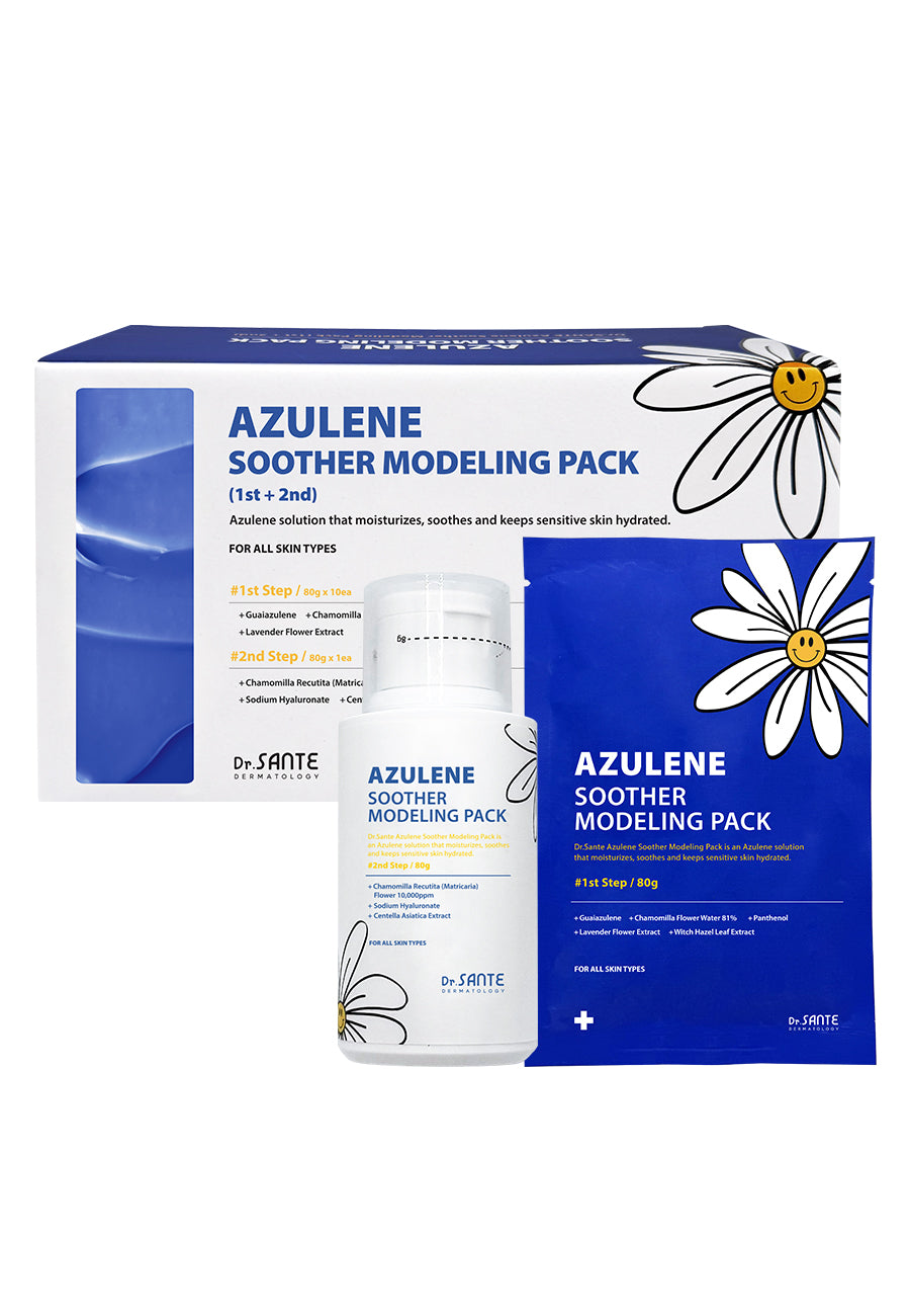 Dr.SANTE Azulene Soother Modeling Pack 80g x 10ea + 80g