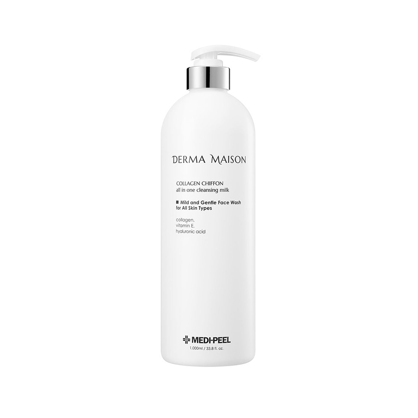 DERMA MAISON Collagen Chiffon All-in-One Cleansing Milk 1000ml product image Immagine principale del prodotto