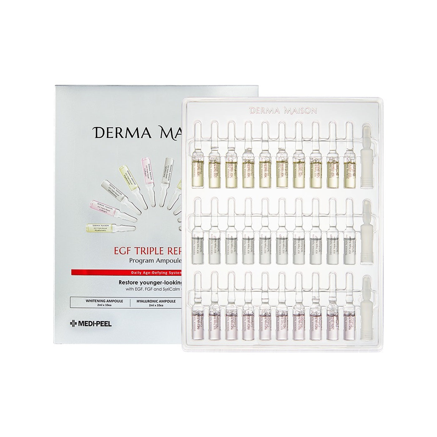 DERMA MAISON EGF Triple Repair Program Ampoule 2ml x 30ea product image