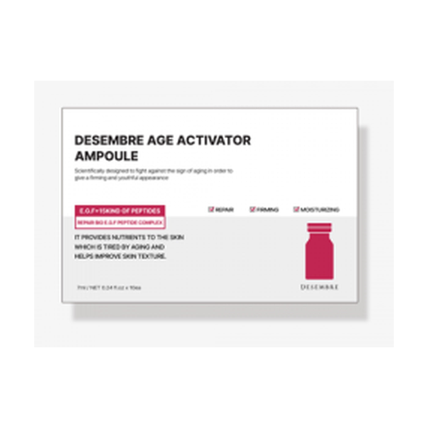 DESEMBRE Activator Aging Recell Ampoule 7ml x 10ea product image