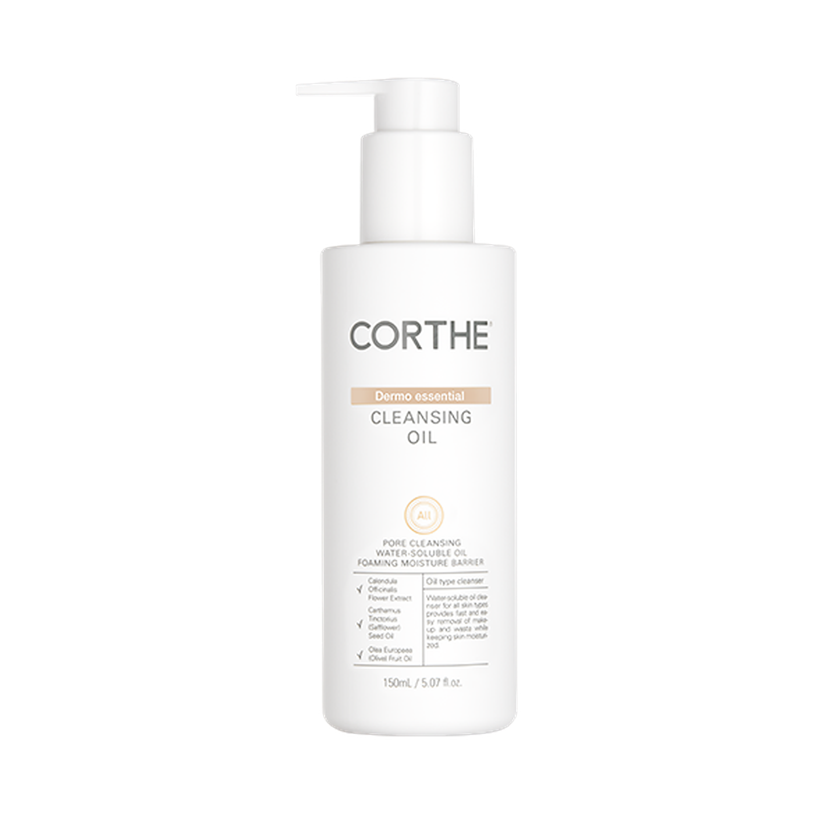 CORTHE Dermo Essential Cleansing Oil 150ml product image Immagine principale del prodotto