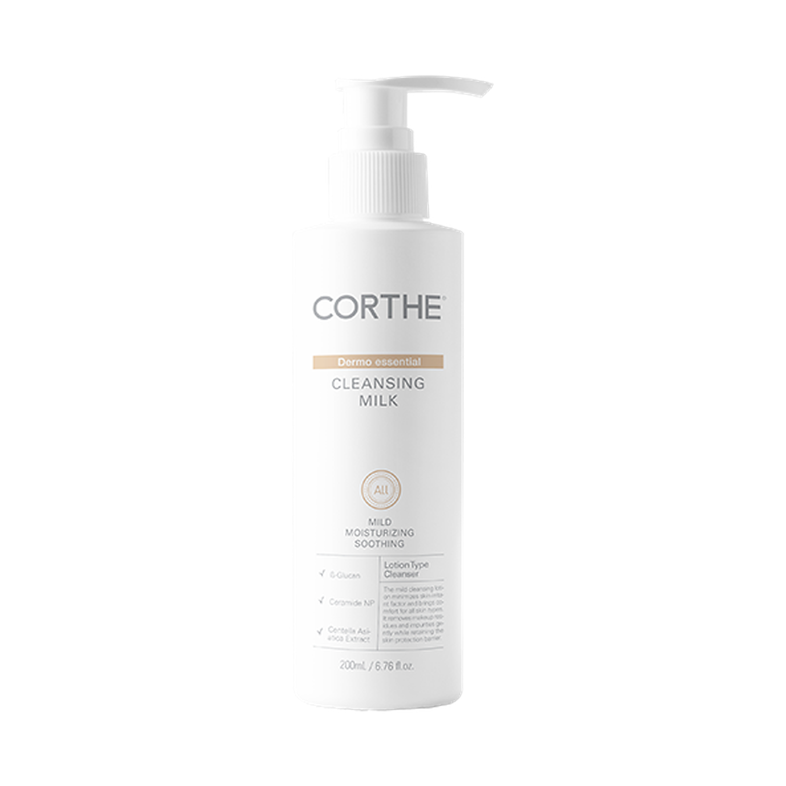 CORTHE Dermo Essential Cleansing Milk 200ml product image