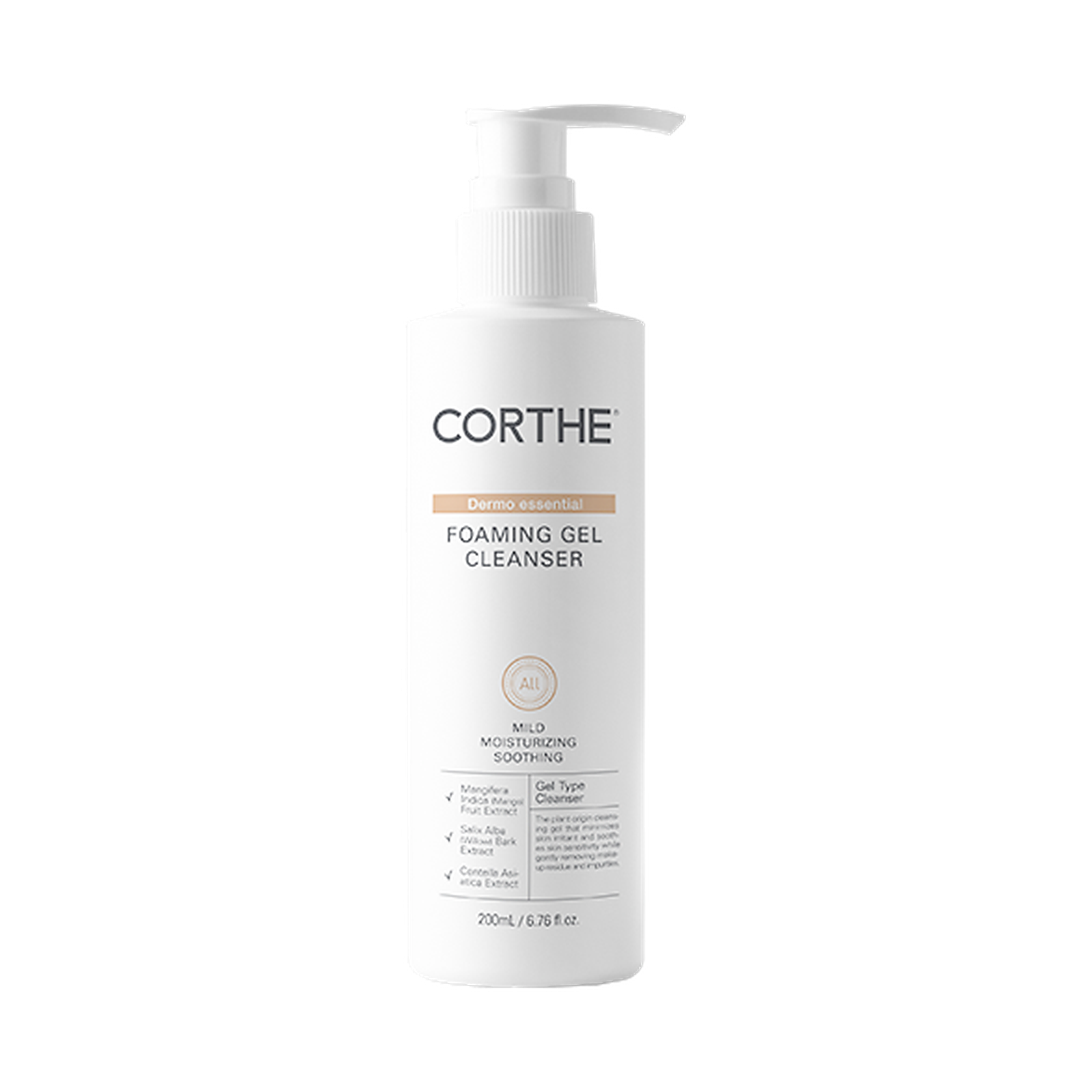 CORTHE Dermo Essential Foaming Gel Cleanser 200ml product image