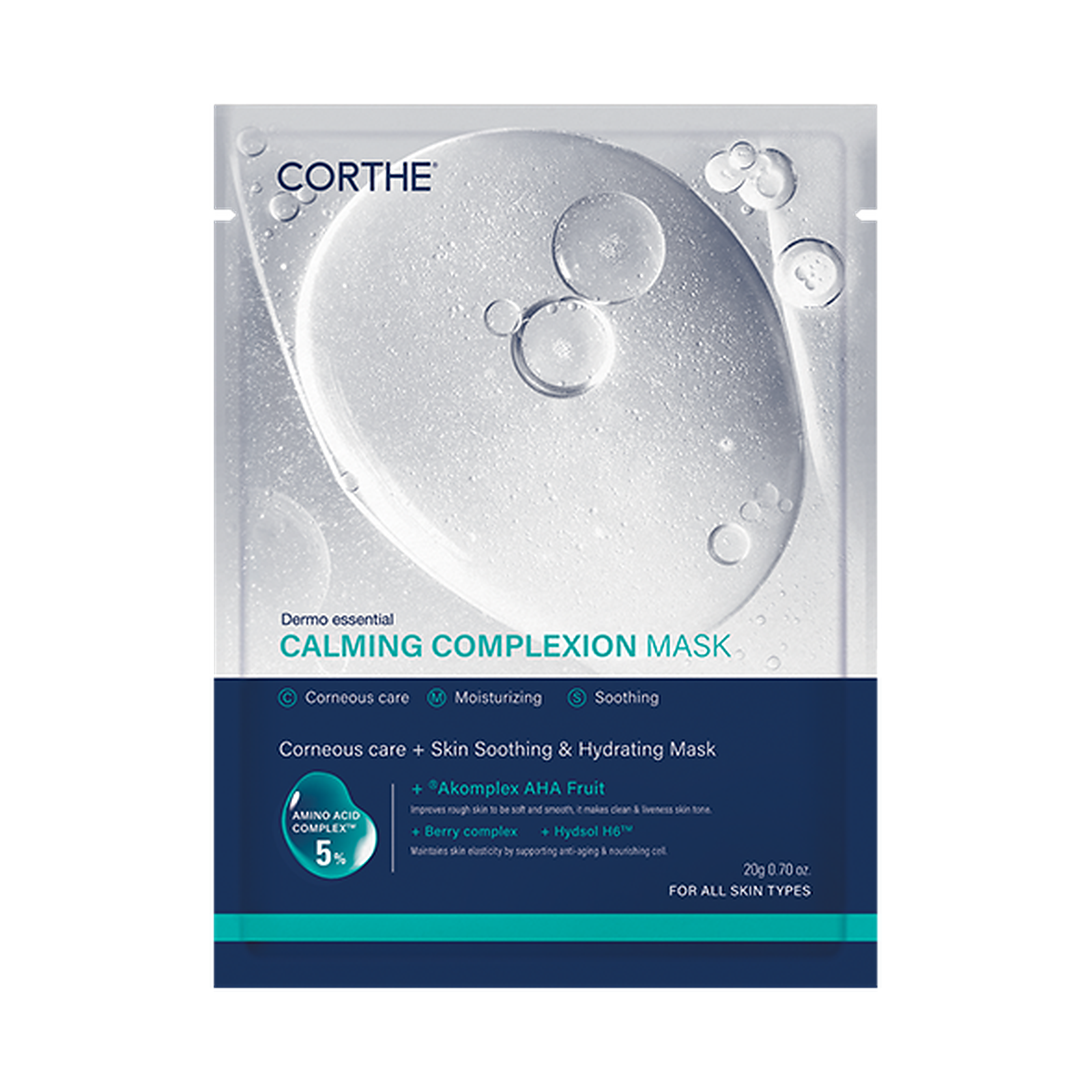 CORTHE Dermo Essential Calming Complexion Mask 20g product image