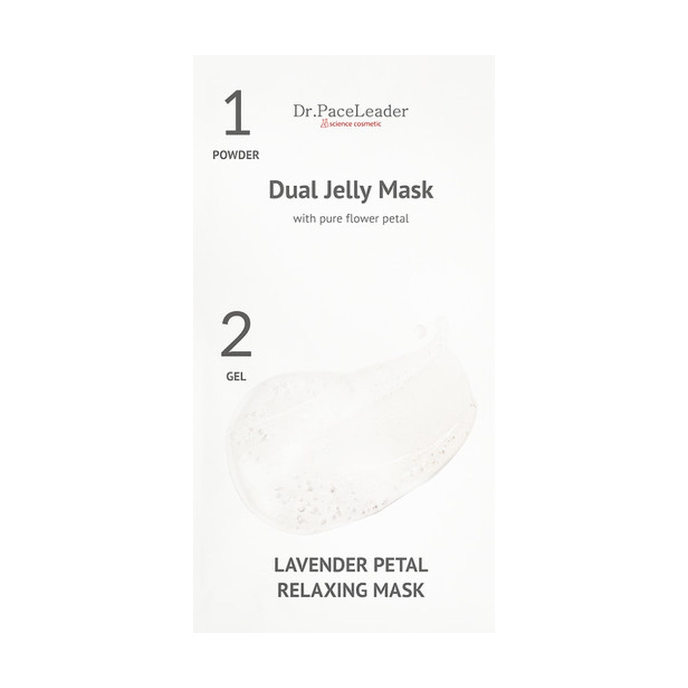 Dr.PaceLeader Lavender Petal Relaxing Jelly Mask 5g + 50g product image Immagine principale del prodotto