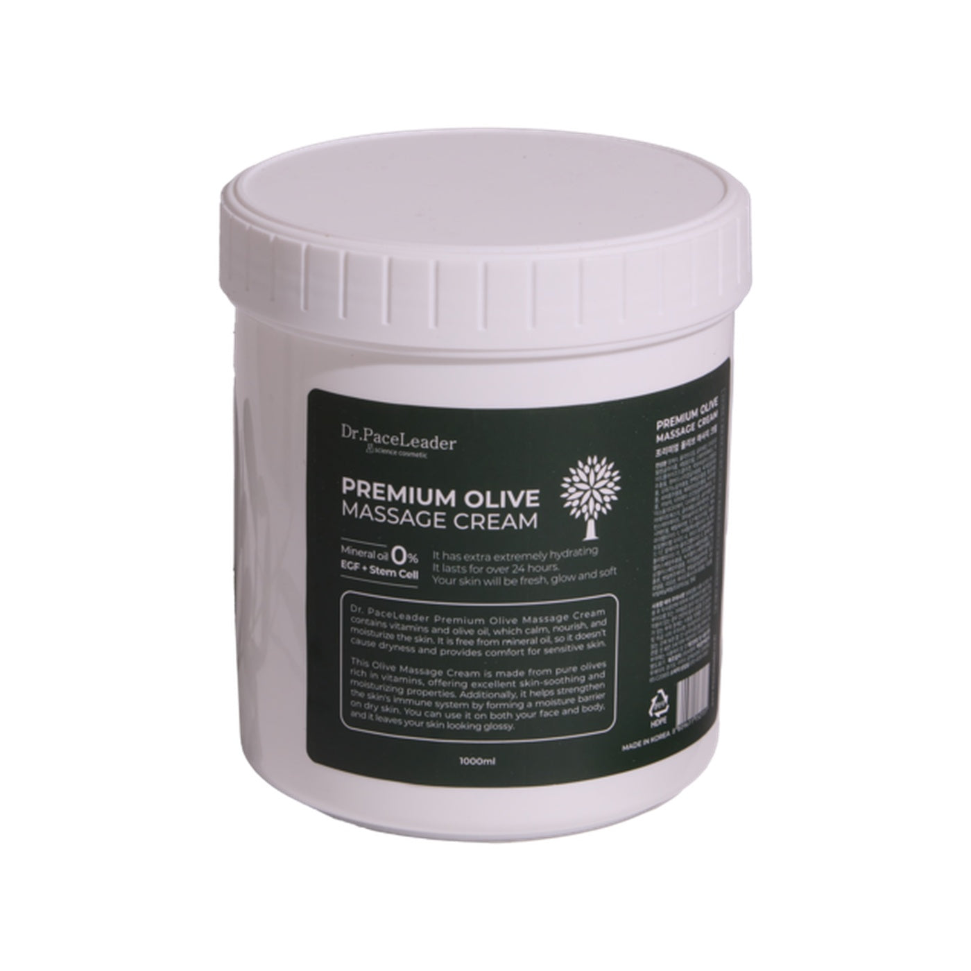 Dr.PaceLeader Premium Olive Massage Cream 1000ml product image