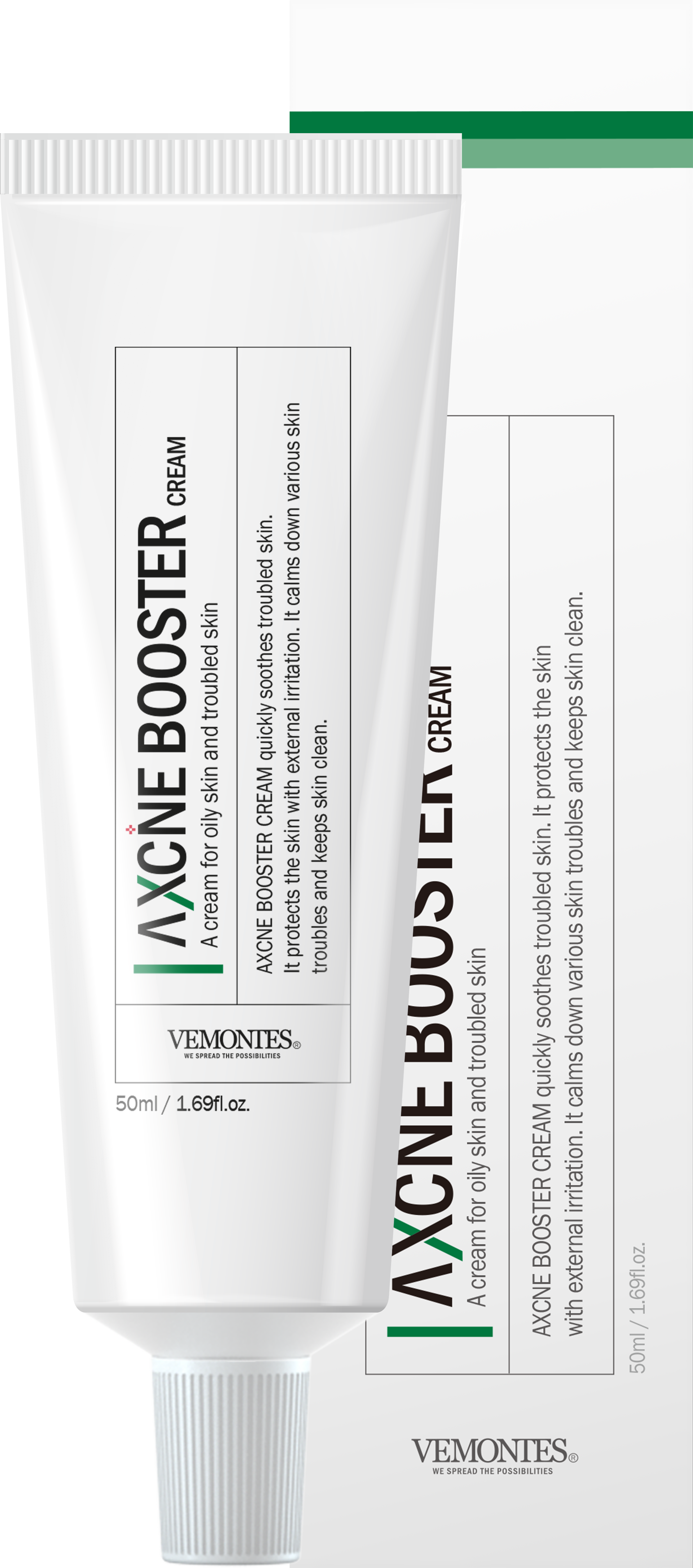 VEMONTES AXCNE BOOSTER CREAM 50ml - KRKOCO