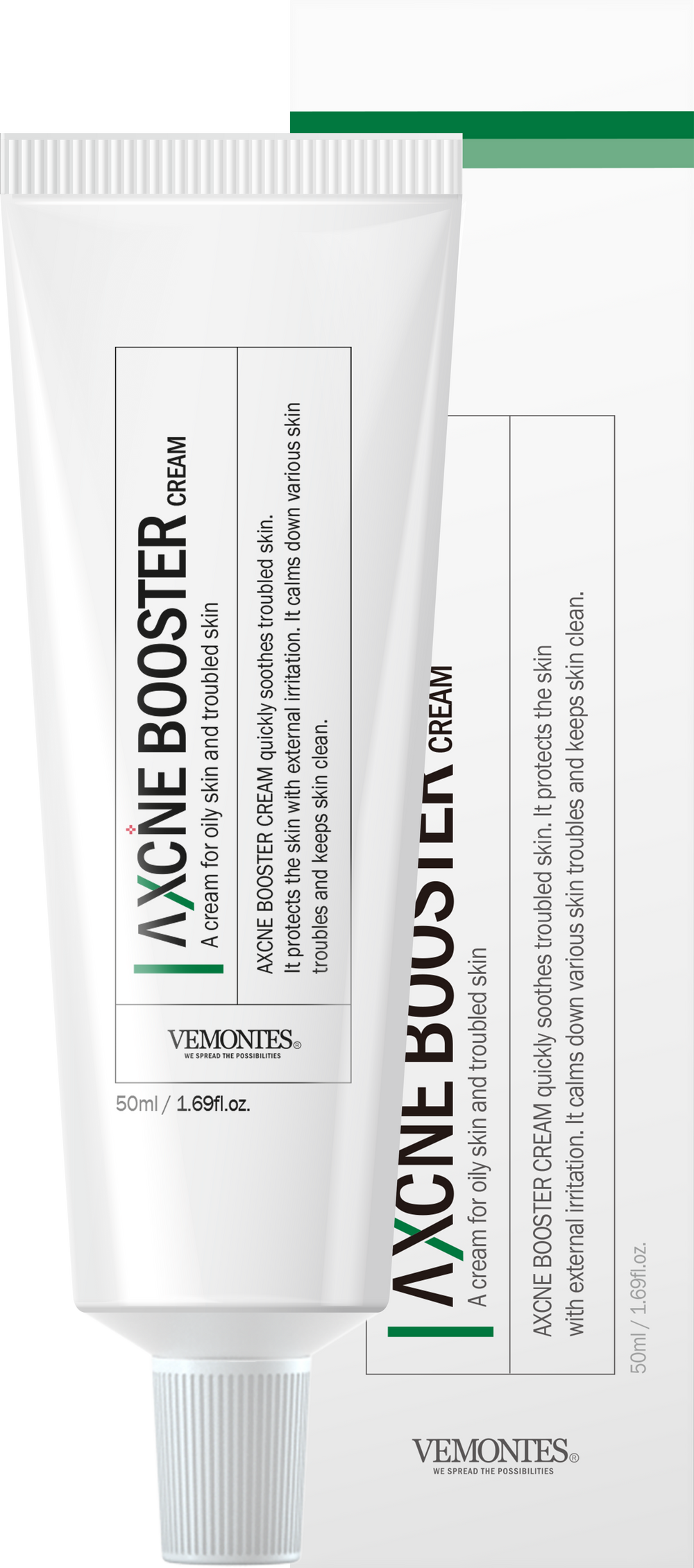 VEMONTES AXCNE BOOSTER CREAM 50ml - KRKOCO