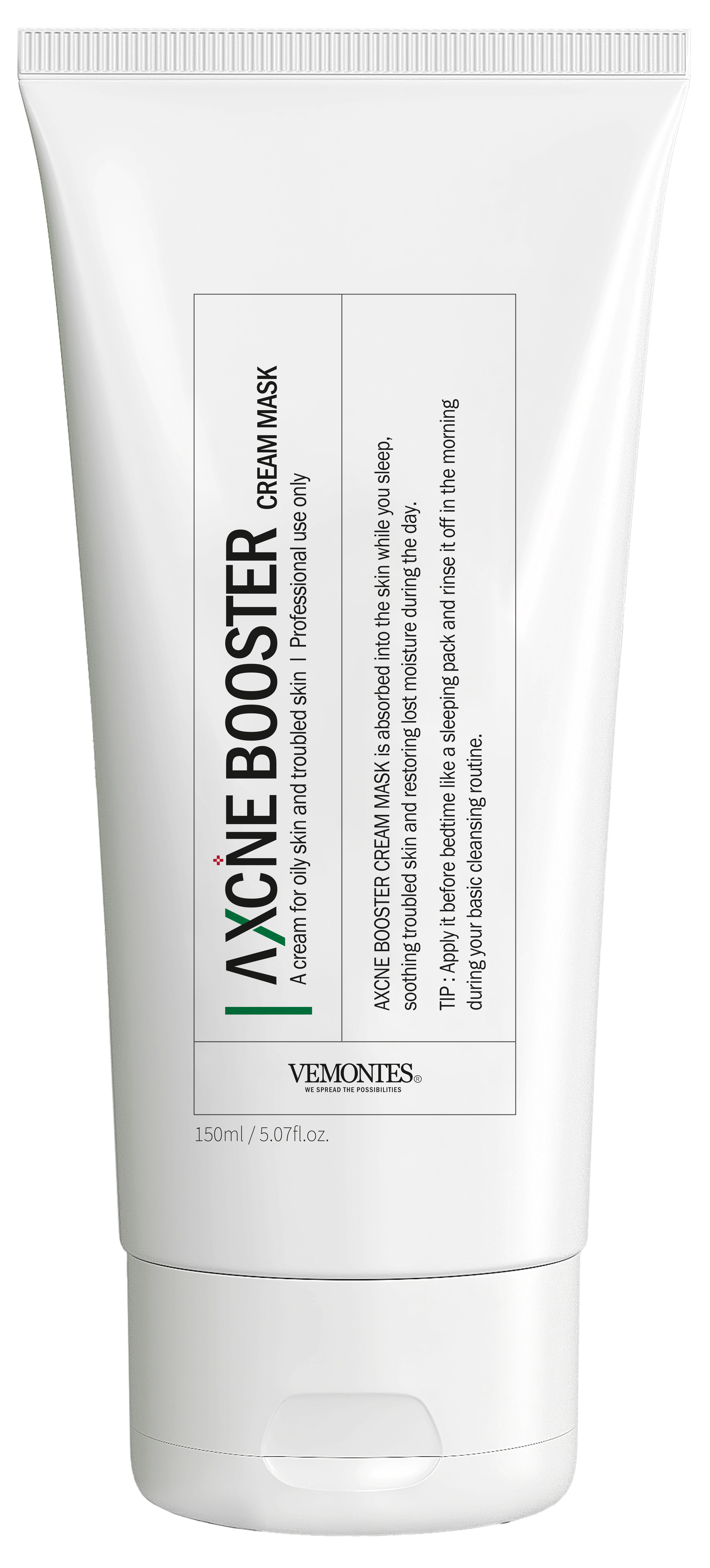 VEMONTES axcne Booster Cream Mask 150ml - KRKOCO
