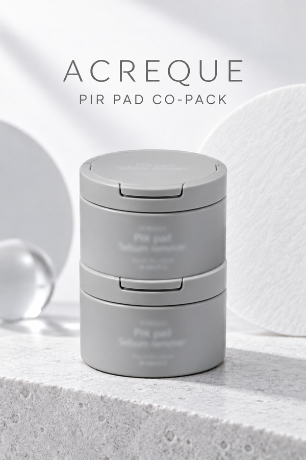 ACREQUE PIR Pad Co-Pack — identity-only product graphic