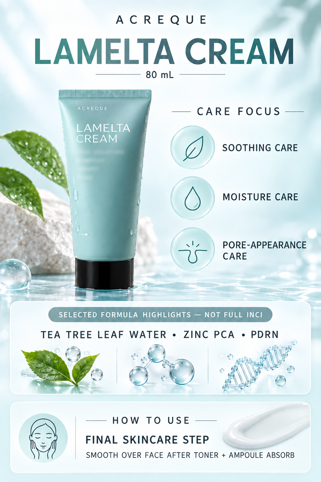 ACREQUE Lamelta Cream 80ml Secondary image