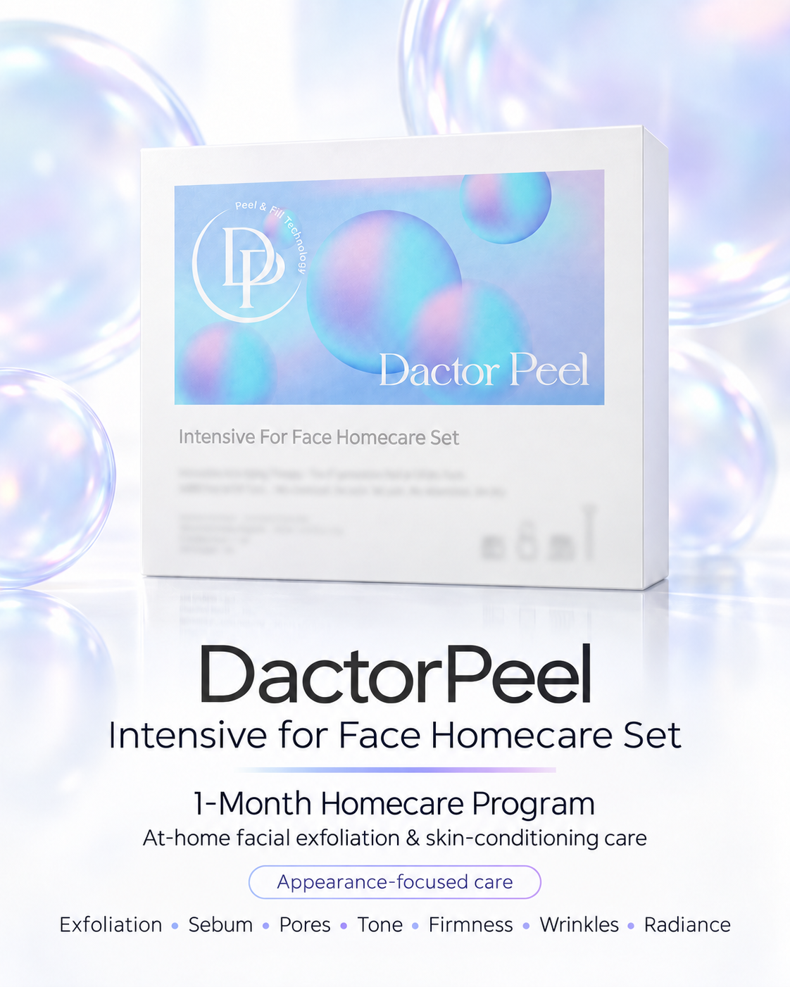 Dactor Peel Intensive For Face Home Care Set (Peel 5ml x 5ea + Exosome 30ml x 1ea) Immagine secondaria del prodotto