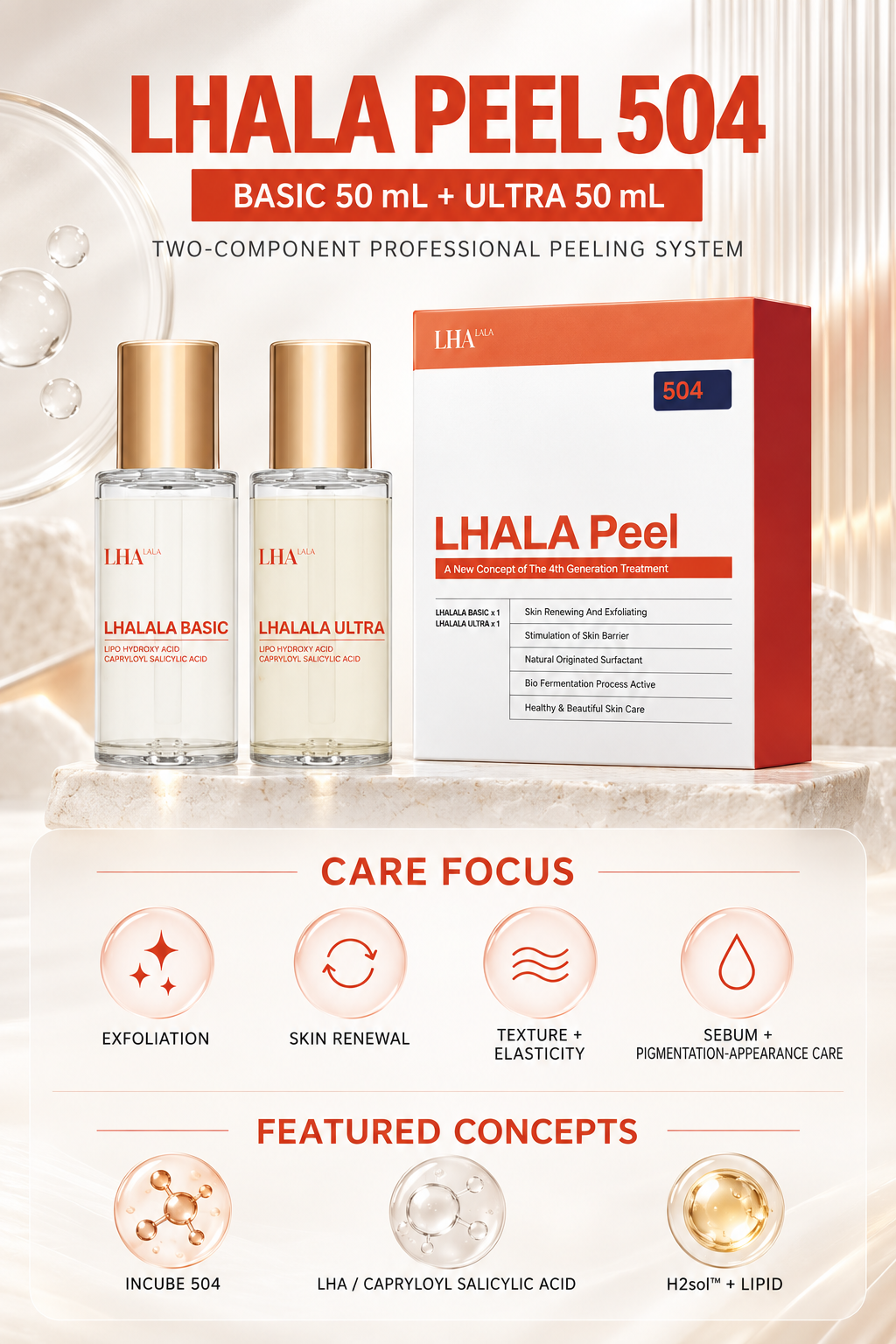 LHALA LHALAPeel 504 50ml x 2 Zweitbild